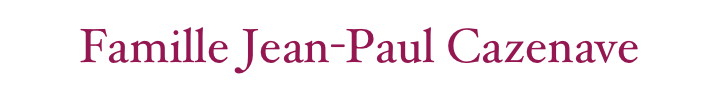 Famille Jean-Paul Cazenave
